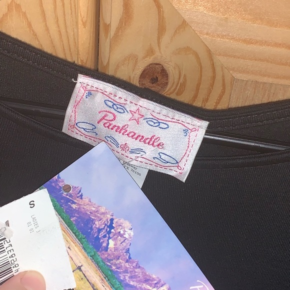 Panhandle NWT black western line dancing minimalist dress size S - Picture 3 of 3